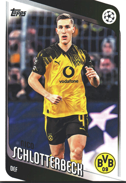 2025 Topps UCC Nico Schlotterbeck #99 Borussia Dortmund