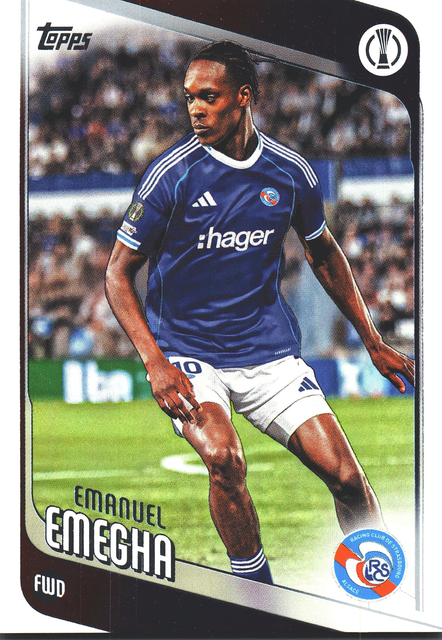 2025 Topps UCC Emanuel Emegha #110 RC Strasbourg