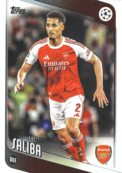 2025 Topps UCC William Saliba #113 Arsenal