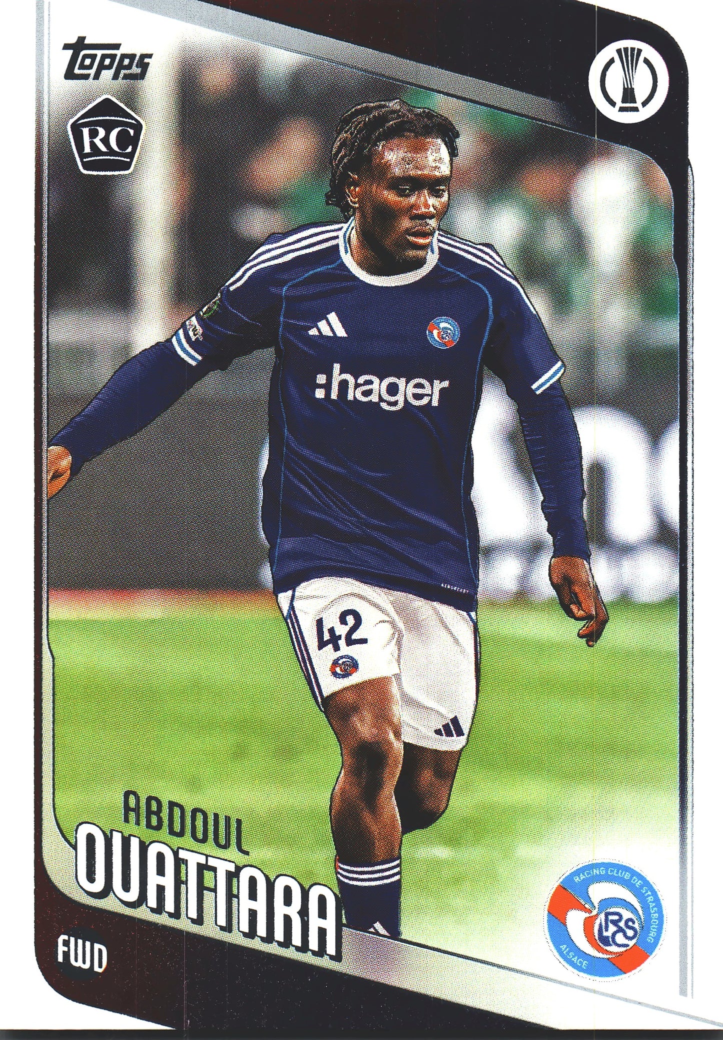 2025 Topps UCC Abdoul Ouattara RC #114 RC Strasbourg