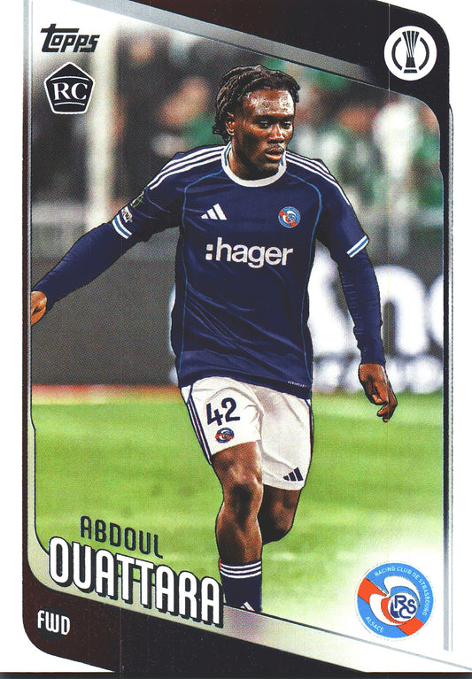 2025 Topps UCC Abdoul Ouattara RC #114 RC Strasbourg