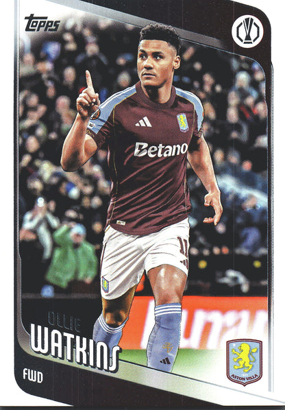 2025 Topps UCC Ollie Watkins #124 Aston Villa