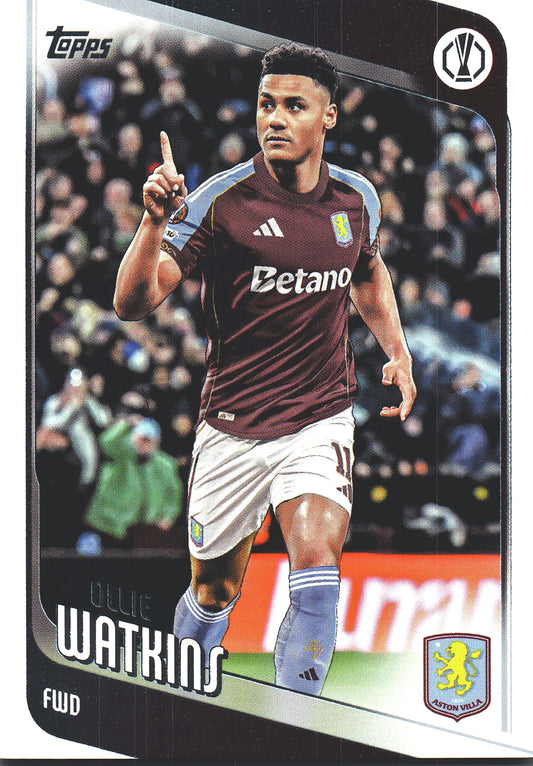 2025 Topps UCC Ollie Watkins #124 Aston Villa