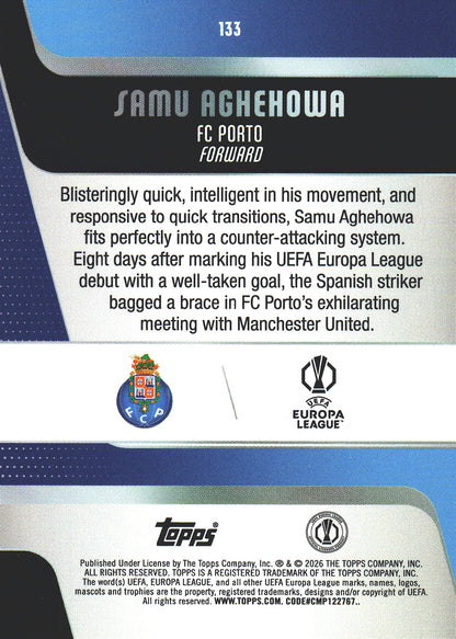 2025 Topps UCC Samu Aghehowa #133 FC Porto