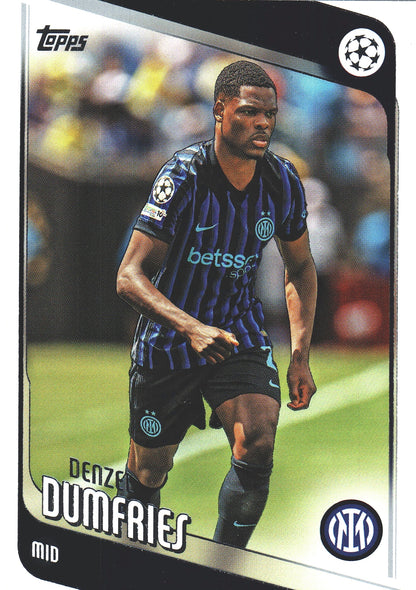 2025 Topps UCC Denzel Dumfries #145 Inter Milan