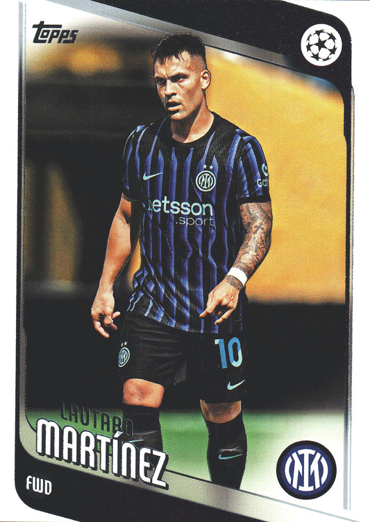 2025 Topps UCC Lautaro Martinez #156 Inter Milan