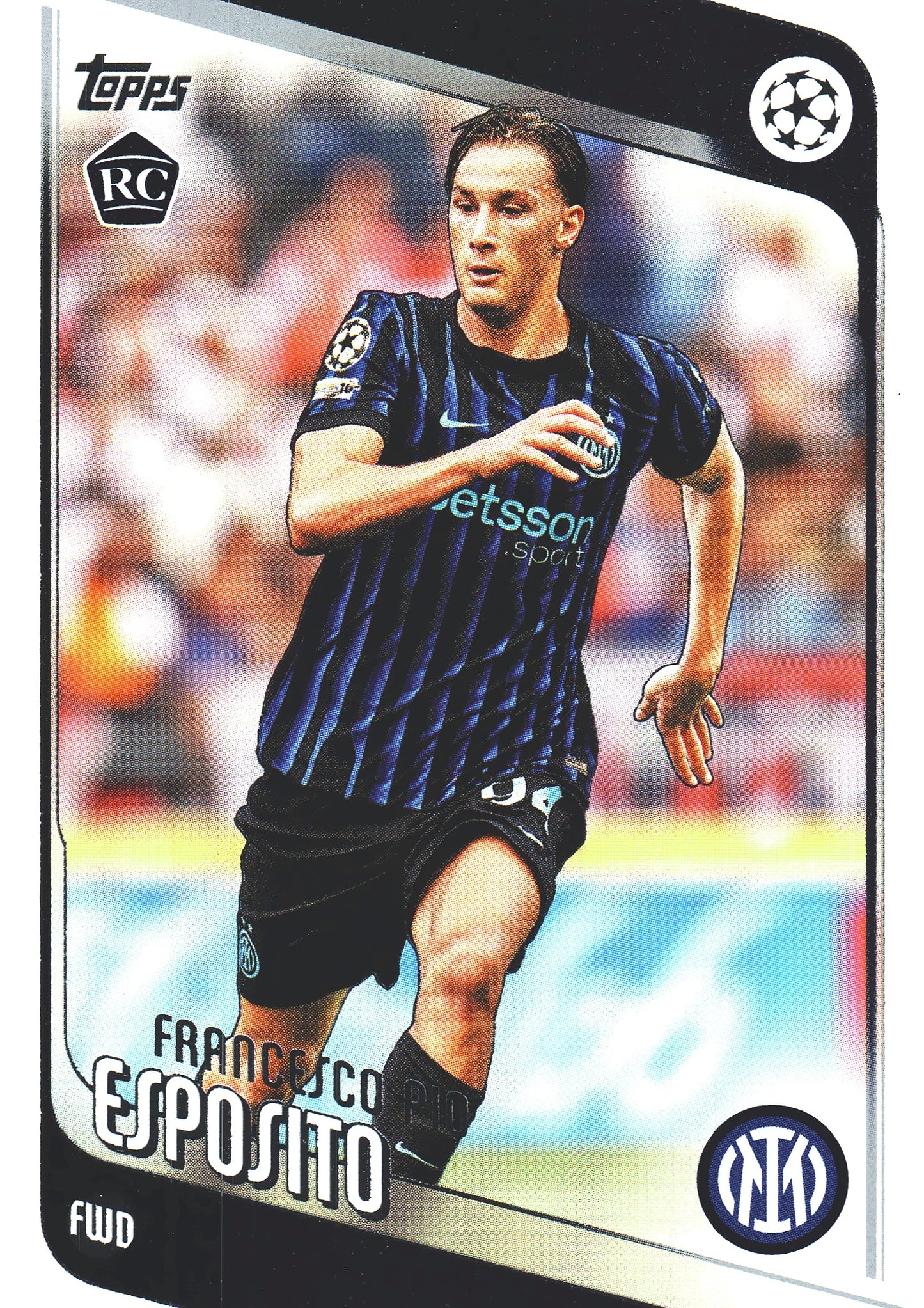 2025 Topps UCC Francesco Pio Esposito RC #163 Inter Milan