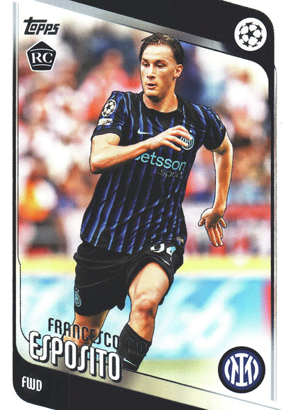 2025 Topps UCC Francesco Pio Esposito RC #163 Inter Milan