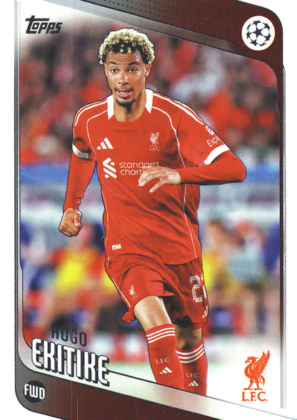 2025 Topps UCC Hugo Ekitike #176 Liverpool