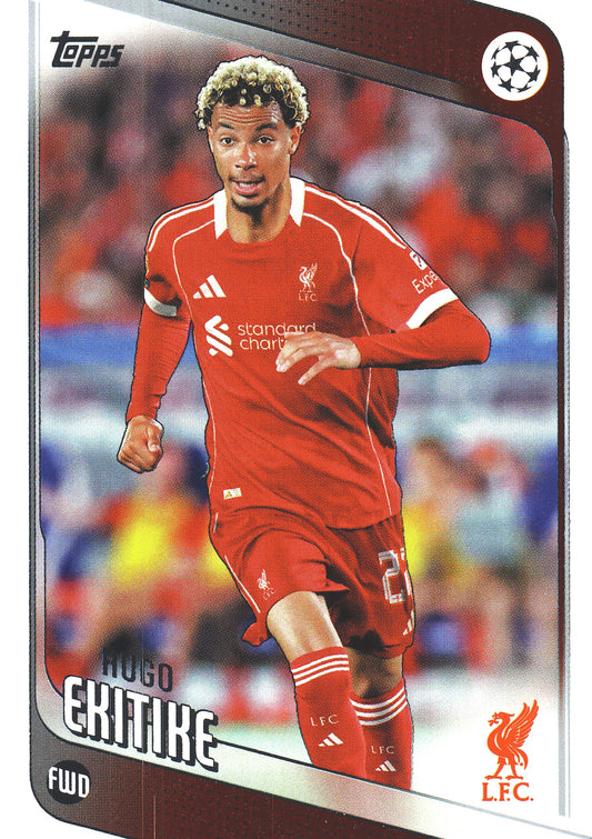 2025 Topps UCC Hugo Ekitike #176 Liverpool