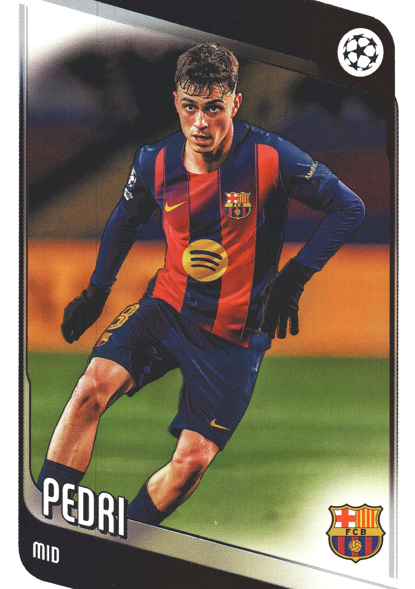 2025 Topps UCC Pedri #196 FC Barcelona
