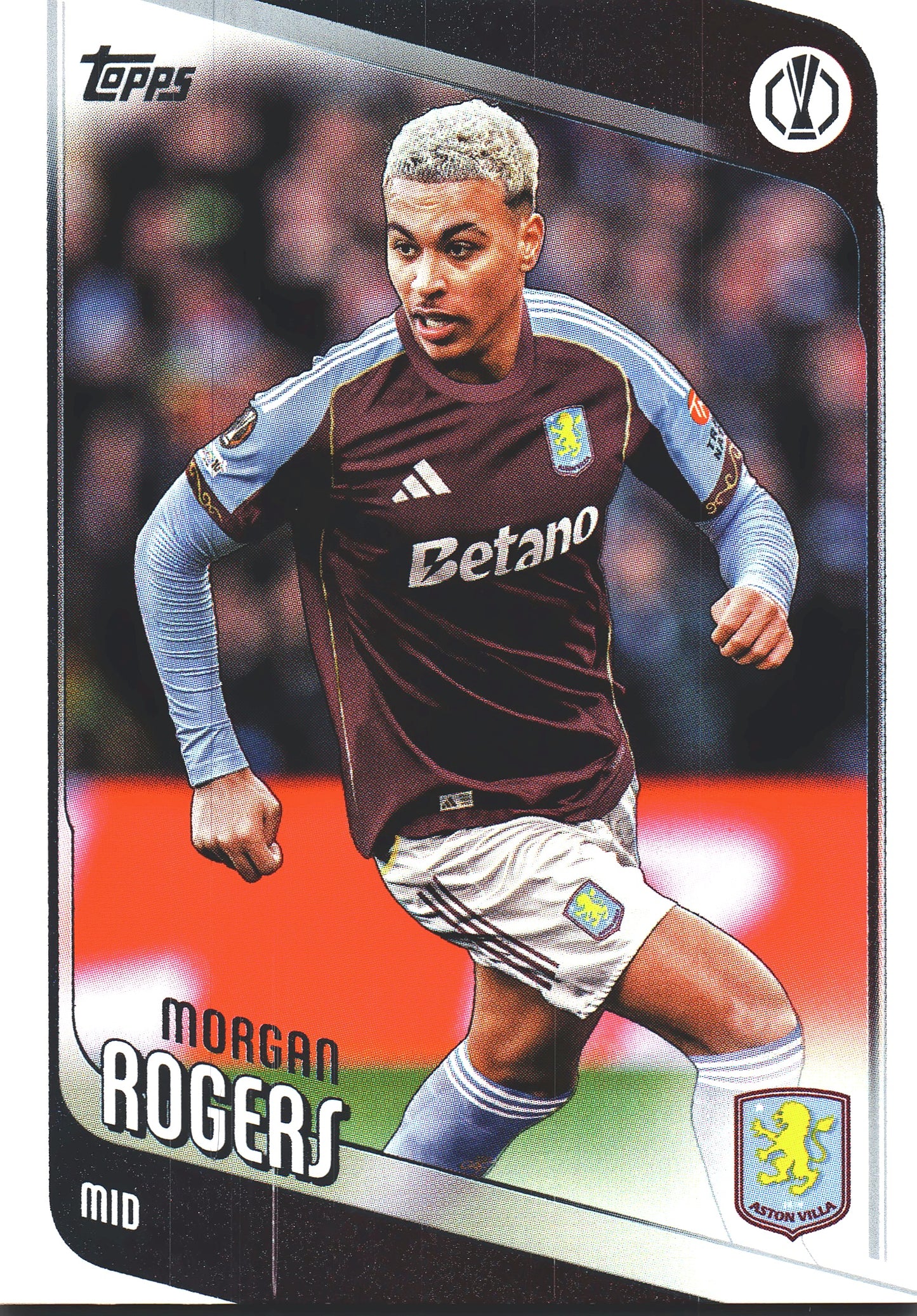 2025 Topps UCC Morgan Rogers #197 Aston Villa