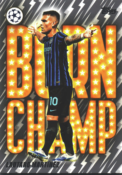 2025 Topps UCC Born Champ Lautaro Martínez #BC-7 Inter Milan