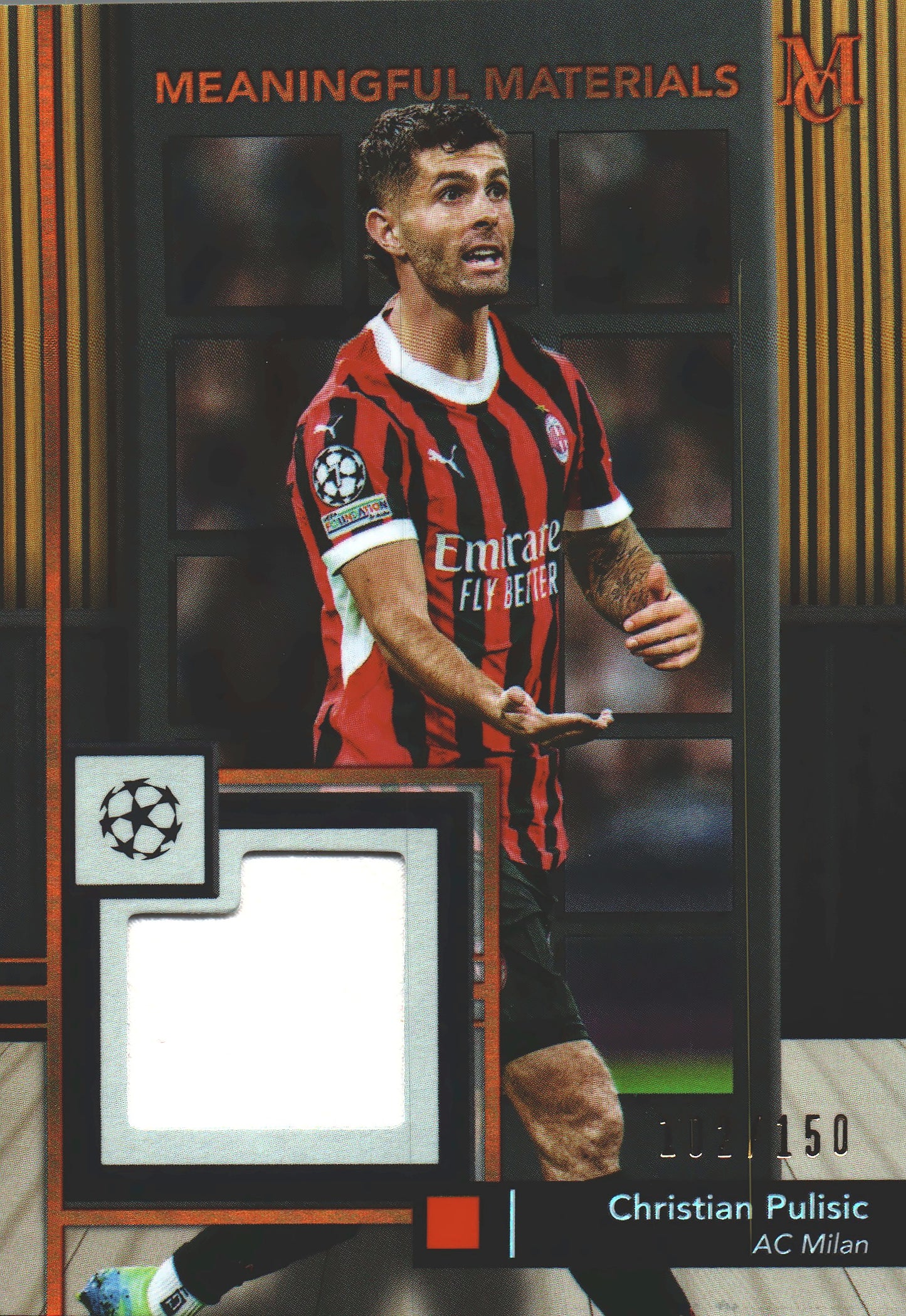 2024 Topps Museum Christian Pulisic Relic /150 #MMSR-CH AC Milan