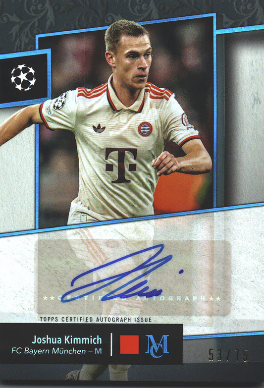 2024 Topps Museum Joshua Kimmich Auto /75 #AA-JK Bayern Munich