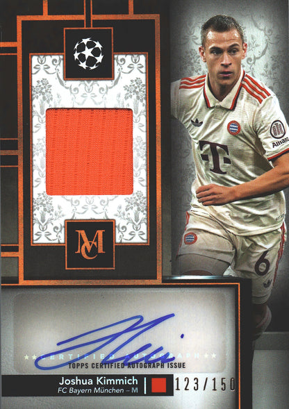 2024 Topps Museum Joshua Kimmich Auto Patch /150 #MAR-JK Bayern Munich