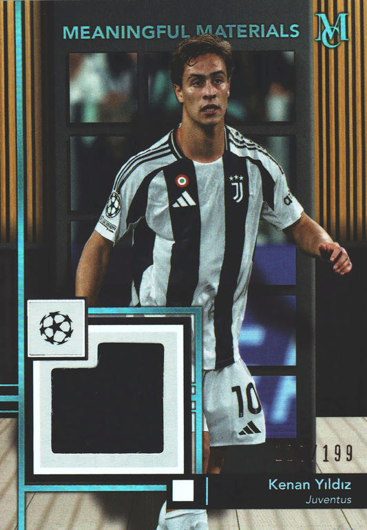 2024 Topps Museum Kenan Yildiz Relic /199 #MMSR-KY Juventus
