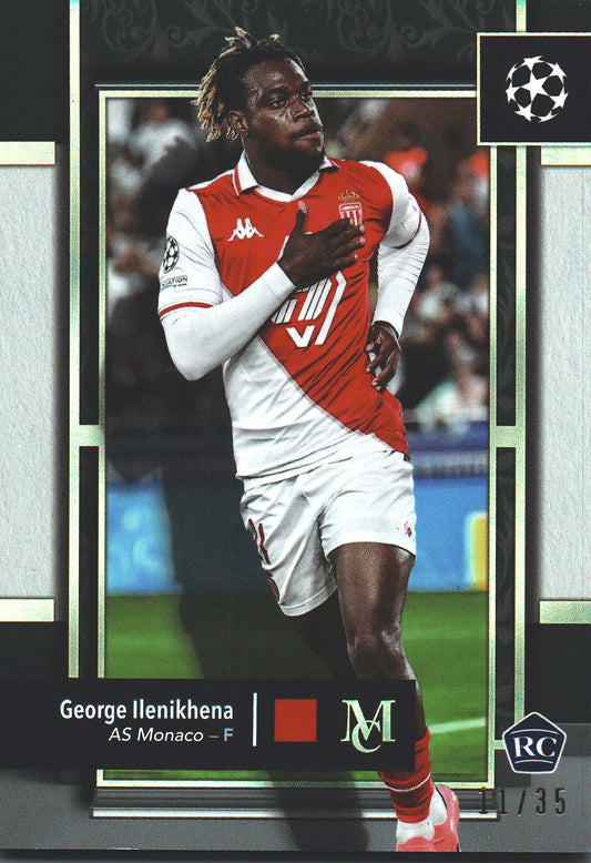2024 Topps Museum George Ilenikhena /35 #20 AS Monaco