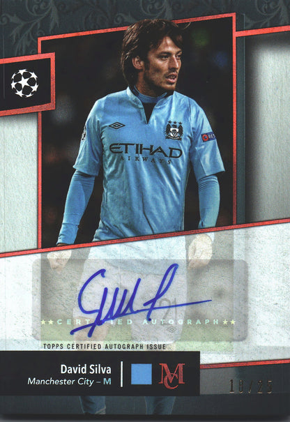 2024 Topps Museum David Silva Auto /25 #AA-DS2 Manchester City