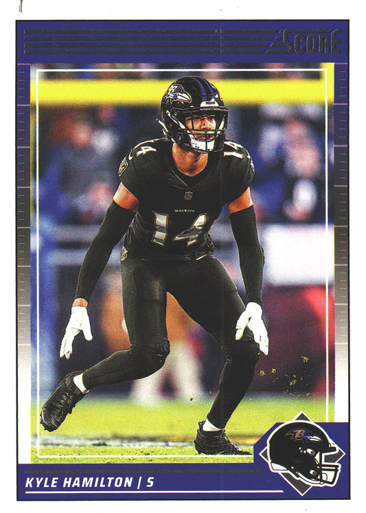 2024 Panini Score Kyle Hamilton #25 Baltimore Ravens