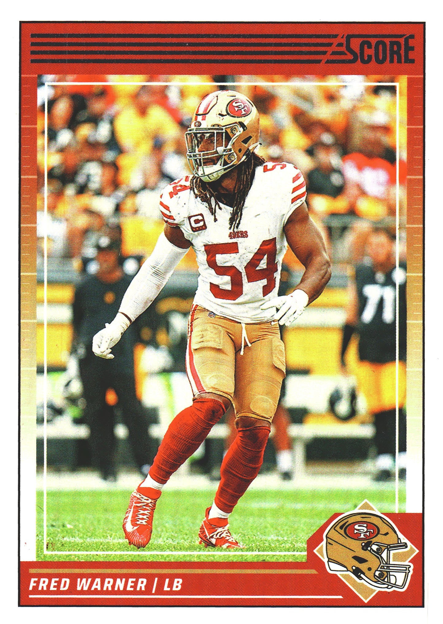 2024 Panini Score Fred Warner #249 San Francisco 49ers