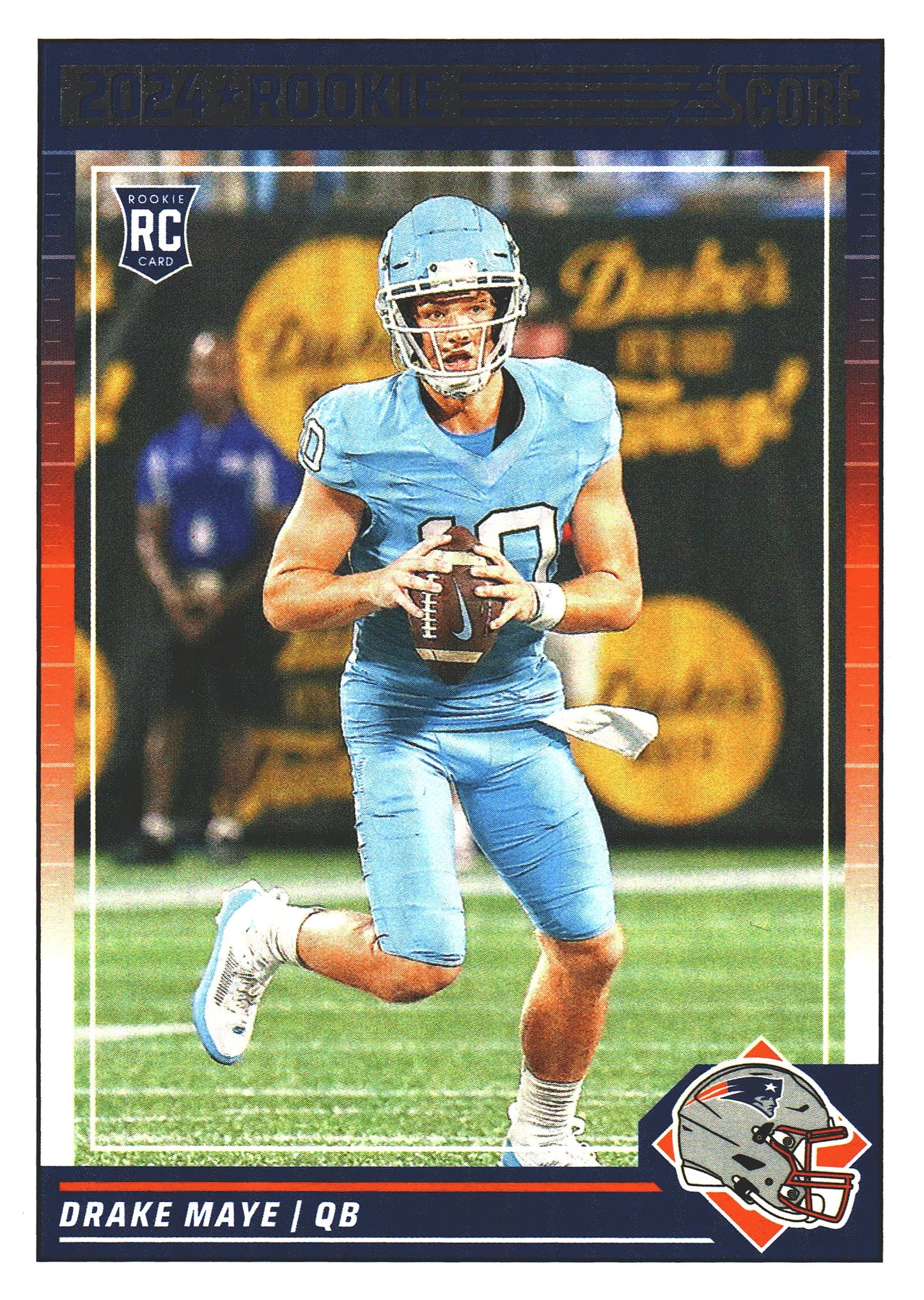 2024 Panini Score Drake Maye RC #303 New England Patriots