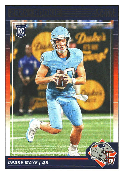 2024 Panini Score Drake Maye RC #303 New England Patriots