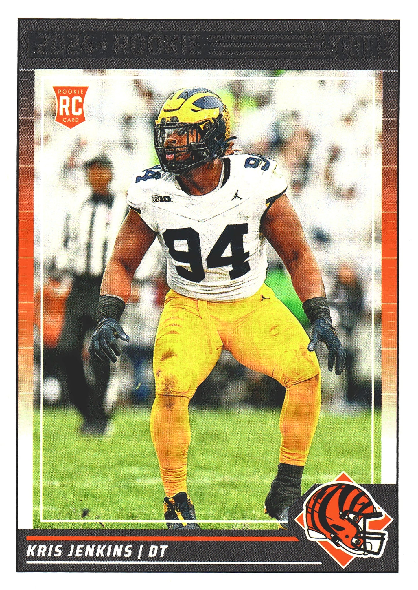 2024 Panini Score Kris Jenkins RC #361 Cincinnati Bengals