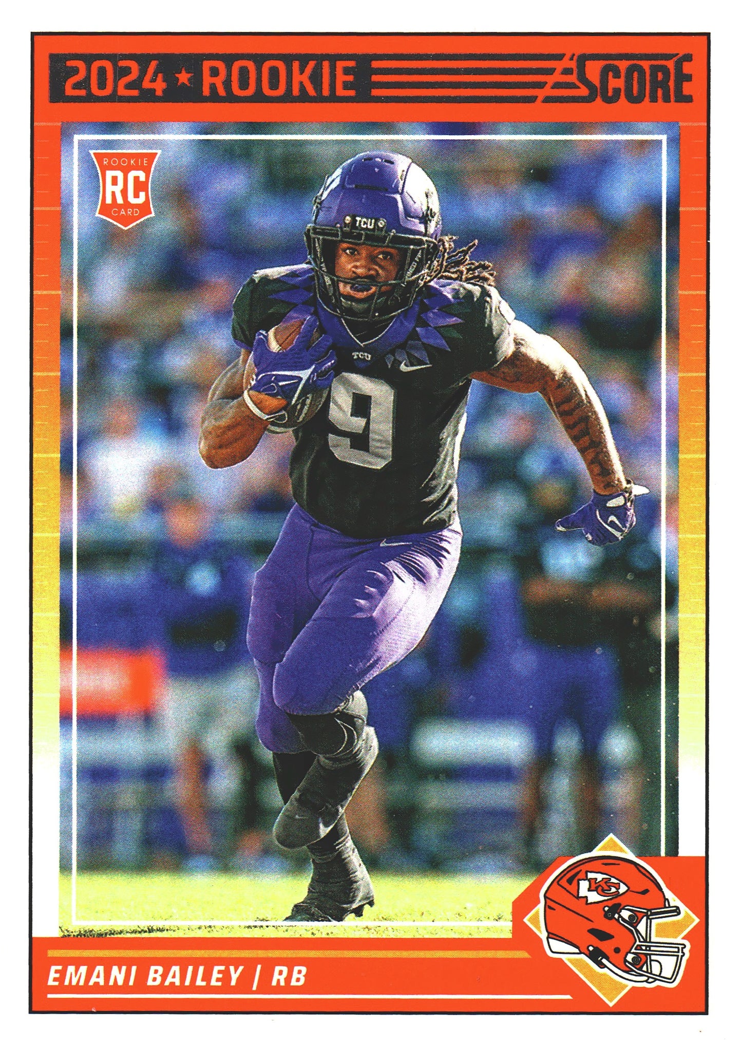 2024 Panini Score Emani Bailey RC #394 Kansas City Chiefs