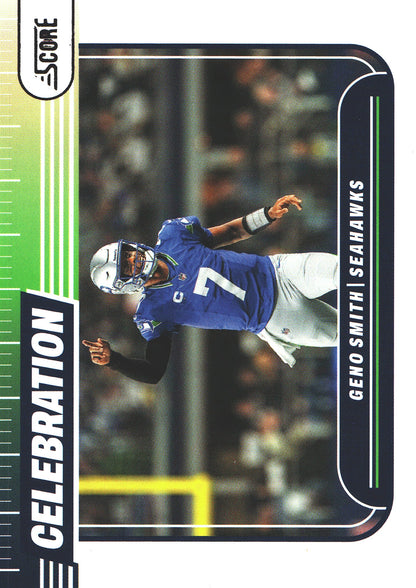2024 Panini Score Geno Smith Celebration #C-GSH Seattle Seahawks