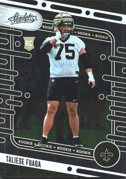 2024 Panini Absolute Taliese Fuaga RC #114 New Orleans Saints