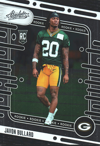 2024 Panini Absolute Javon Bullard RC #156 Green Bay Packers
