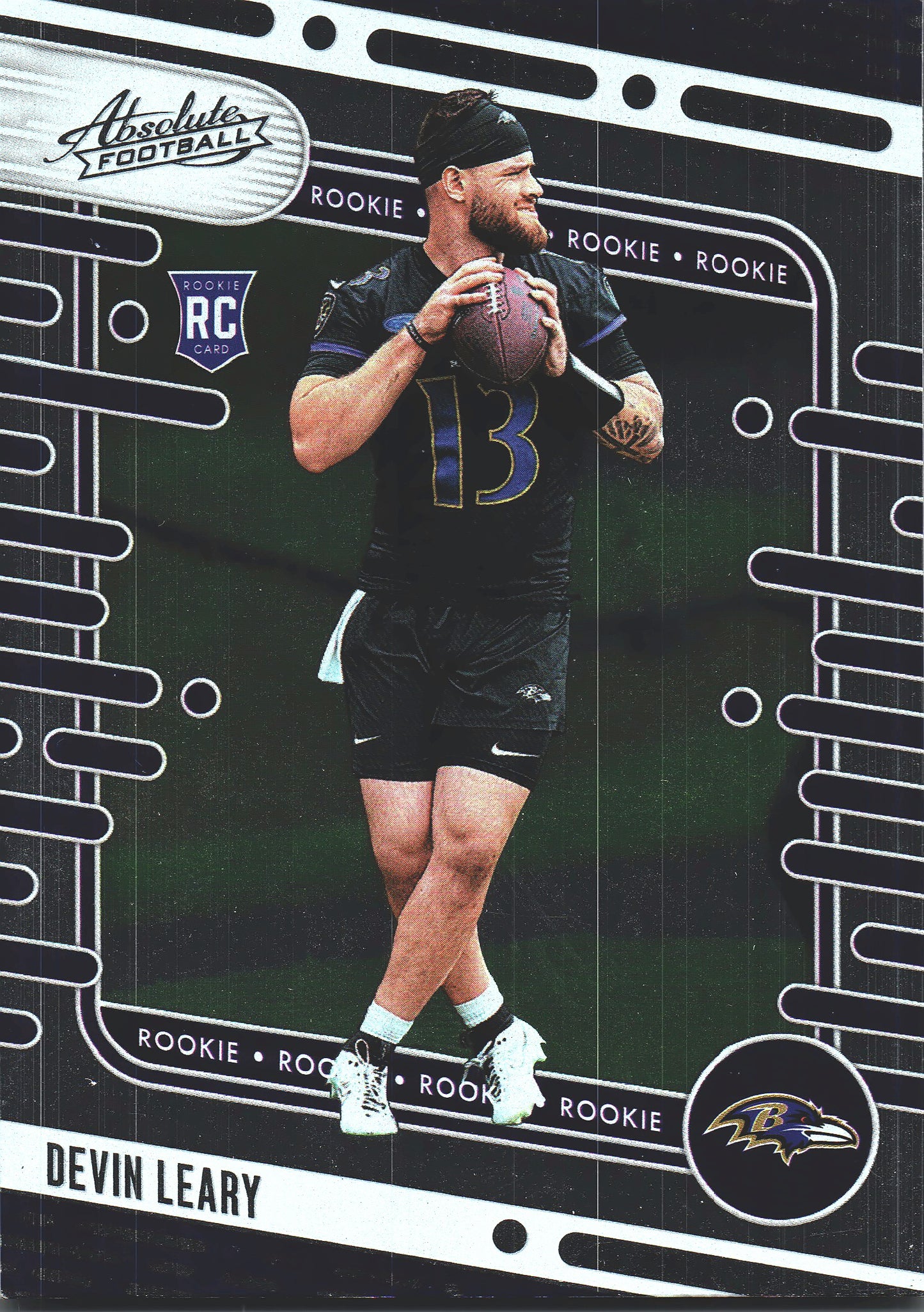 2024 Panini Absolute Devin Leary RC #198 Baltimore Ravens