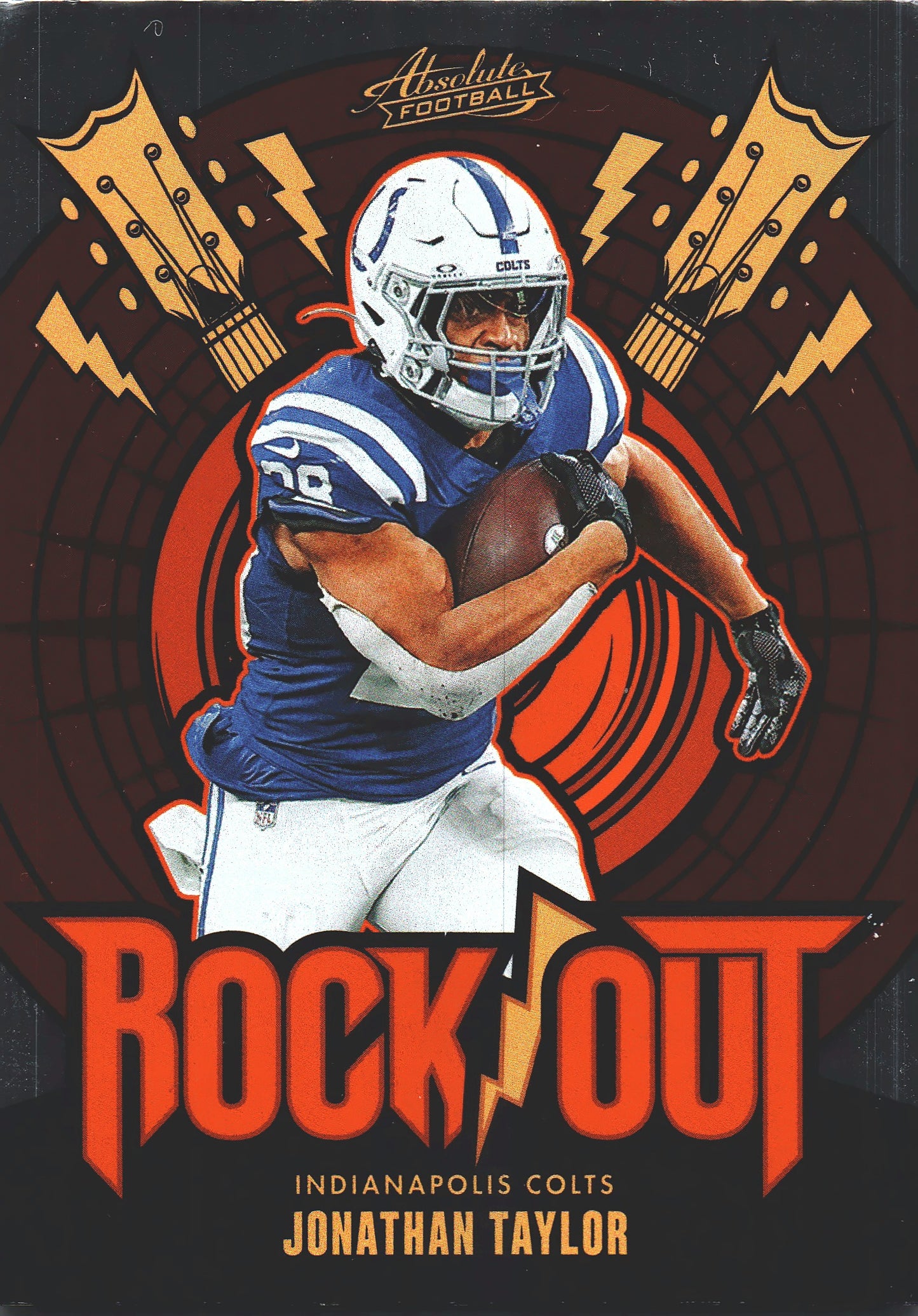 2024 Panini Absolute Rock Out Jonathan Taylor #RO-JTR Indianapolis Colts