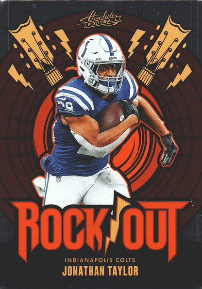 2024 Panini Absolute Rock Out Jonathan Taylor #RO-JTR Indianapolis Colts