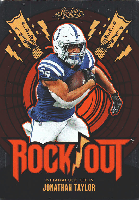 2024 Panini Absolute Rock Out Jonathan Taylor #RO-JTR Indianapolis Colts
