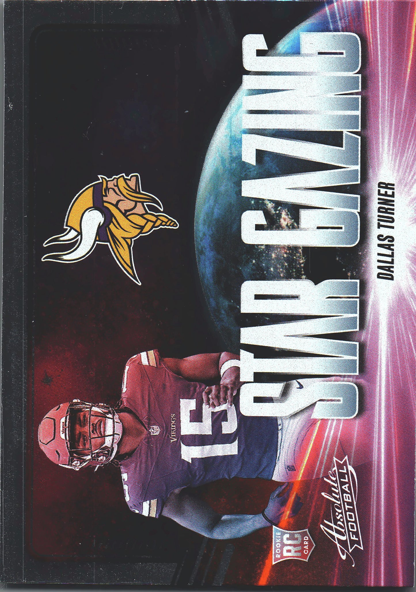 2024 Panini Absolute Star Gazing Dallas Turner #SG-DTR Minnesota Vikings