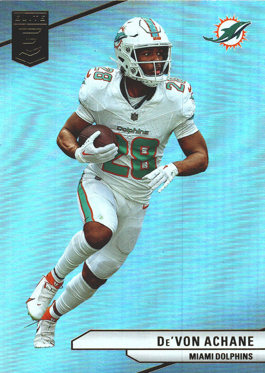 2024 Panini Donruss Elite De'Von Achane #19 Miami Dolphins