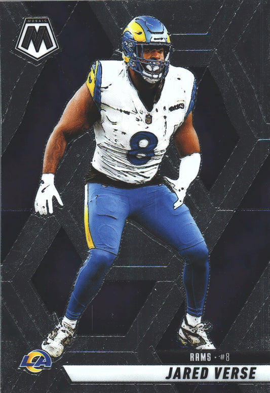2025 Panini Mosaic Jared Verse #8 Los Angeles Rams