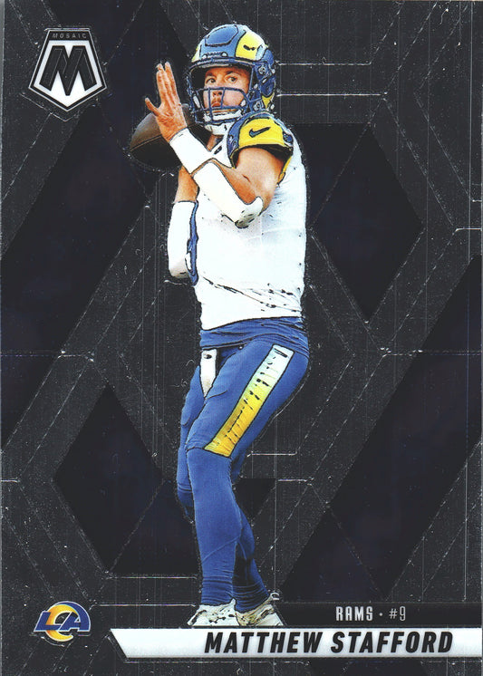 2025 Panini Mosaic Matthew Stafford #96 Los Angeles Rams