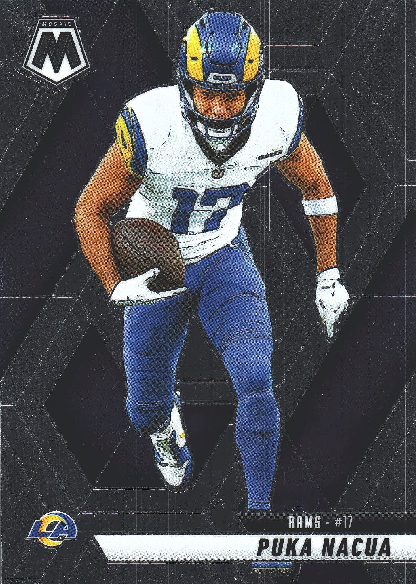 2025 Panini Mosaic Puka Nacua #102 Los Angeles Rams