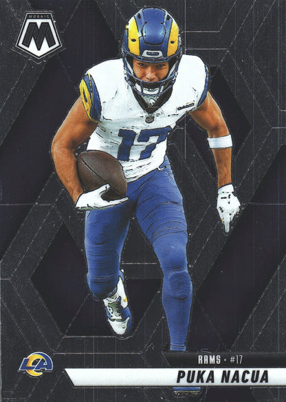 2025 Panini Mosaic Puka Nacua #102 Los Angeles Rams