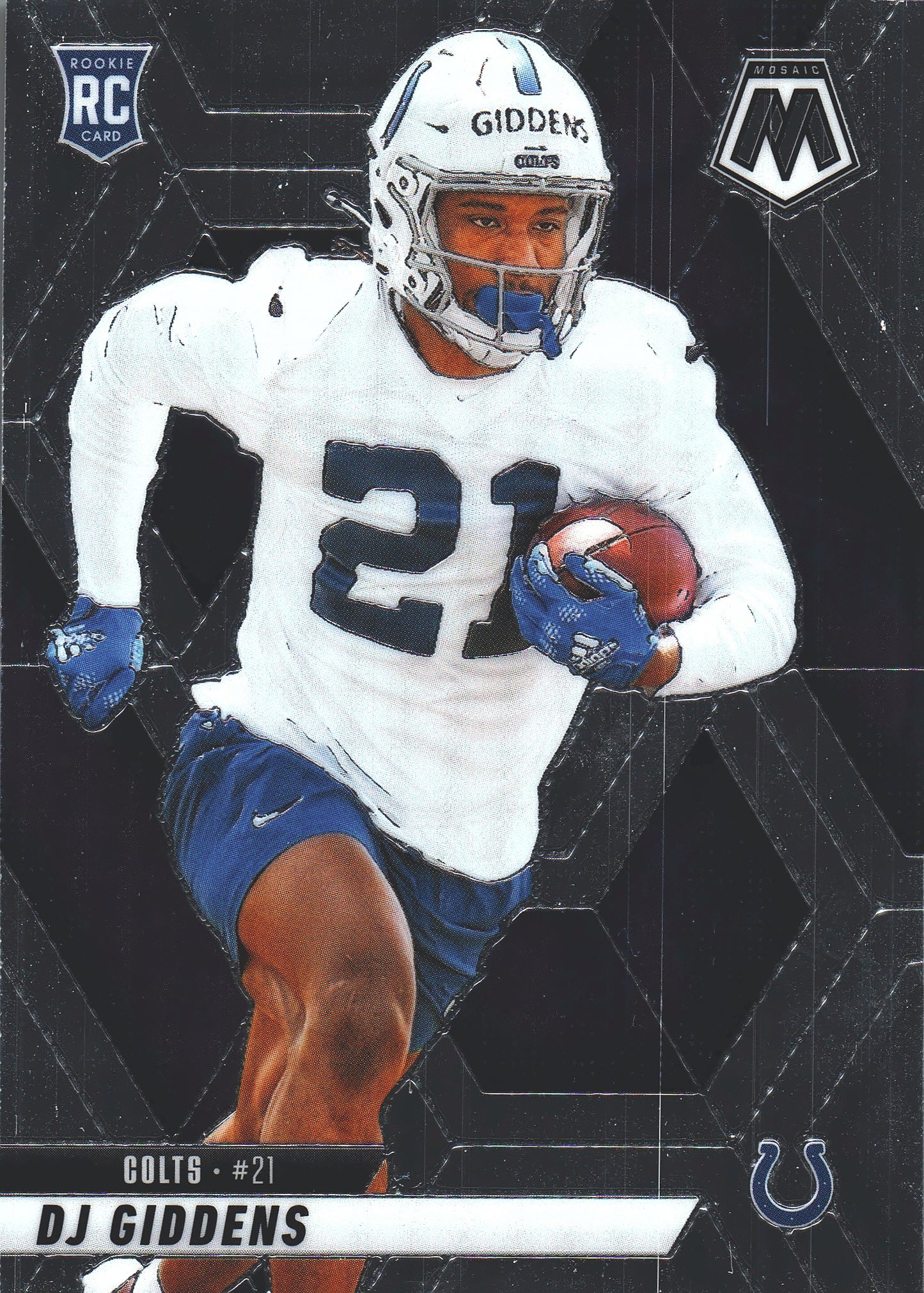 2025 Panini Mosaic DJ Giddens RC #350 Indianapolis Colts