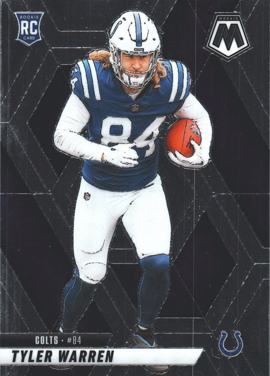 2025 Panini Mosaic Tyler Warren RC #354 Indianapolis Colts