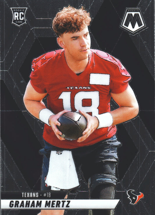 2025 Panini Mosaic Graham Mertz RC #392 Houston Texans