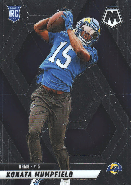 2025 Panini Mosaic Konata Mumpfield RC #393 Los Angeles Rams