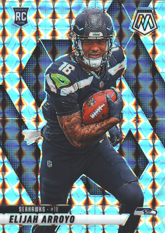 2025 Panini Mosaic Prizm Elijah Arroyo #314 Seattle Seahawks
