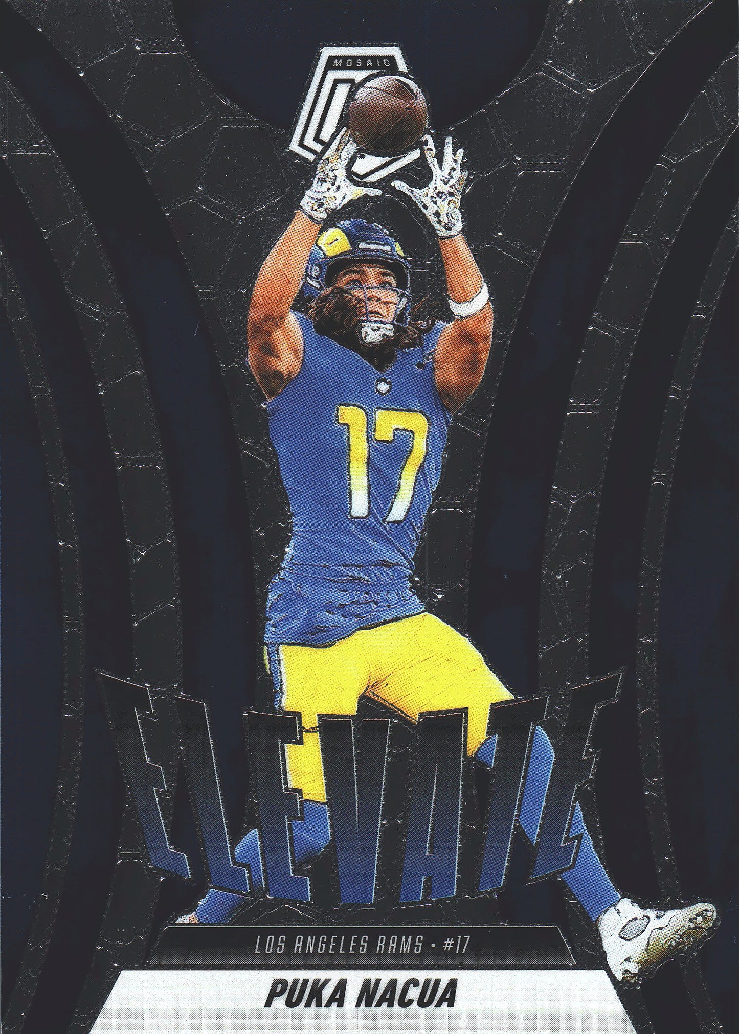 2025 Panini Mosaic Elevate Puka Nacua #18 Los Angeles Rams