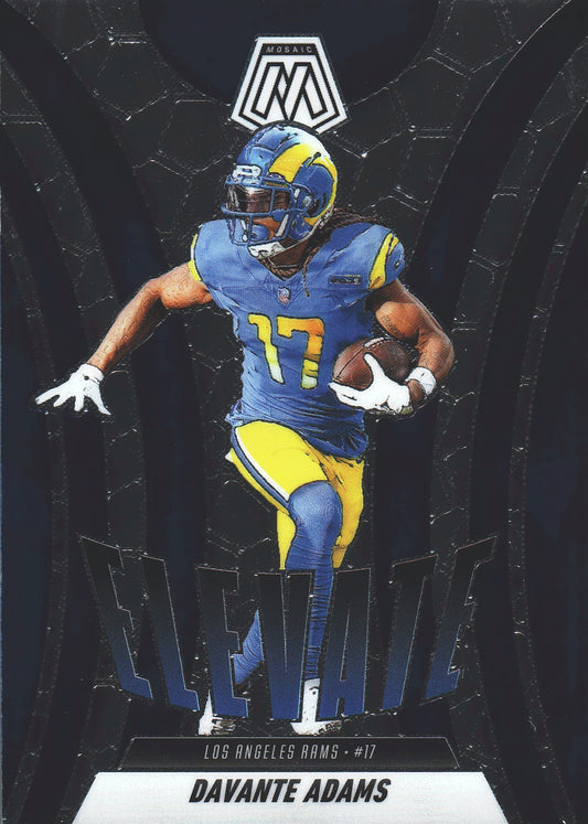 2025 Panini Mosaic Elevate Davante Adams #17 Los Angeles Rams