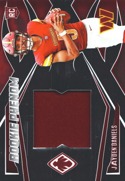 2024 Panini Phoenix Rookie Phenom Patch Jayden Daniels RC /225 #RPJ-JDS Washington Commanders